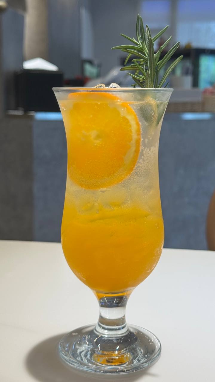 百香果氣泡飲
